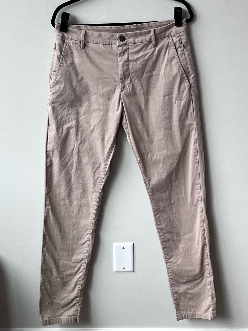 Birddogs Boom 6-Pocket Stretch Lined Golf Performance Chino Pants 32x34” Khaki